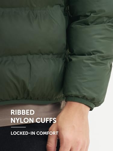 Image of XYXX Unisex Ultra-Warm Puffer Jacket | Heavy Winter Jacket For Men|Solid Long Sleeves Hooded Neck Jacket - Regular Fit | Bomber jackets With Pockets