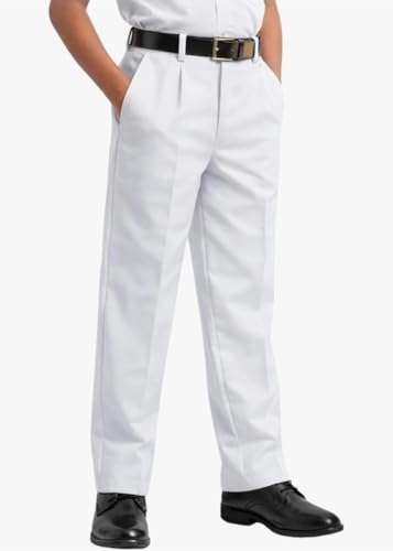 Image of Kendriya Vidyalaya KV School Uniform Pants for Boys and Girls, Half Elastic, Readymade, Comfortable and Durable Trouser