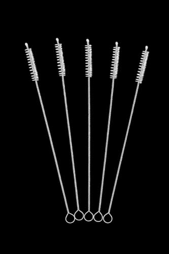 Falconetti 5 Adet Beyaz 6 mm Pipo Temizlik ve Pipet Kamış Temizleme Fırçası