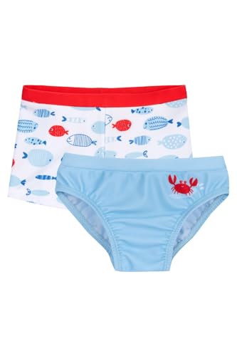 Chicco, Bañador Bebé Niño, Conjunto de 2 Bañadores con Slip y/o Boxer, Cómodos y Versátiles, Ideales para el Mar o la Piscina, Ropa Infantil de Niño, Diseñado en Italia