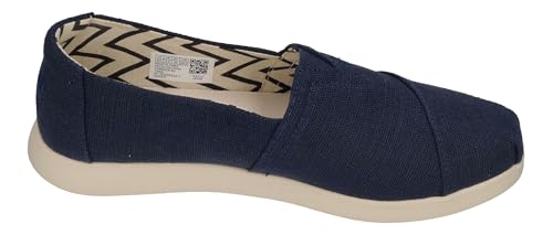 Image of TOMS Women's Alpargata Plus Slip On Espadrille, Textile Upper, Relaxed Fit, CloudBound Insole, Stretchy Easy On and Off