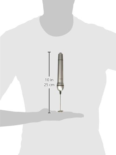 Miniatura 4 de Bonjour Mini batidor de bebidasespumador de leche, pequeño, color plateado