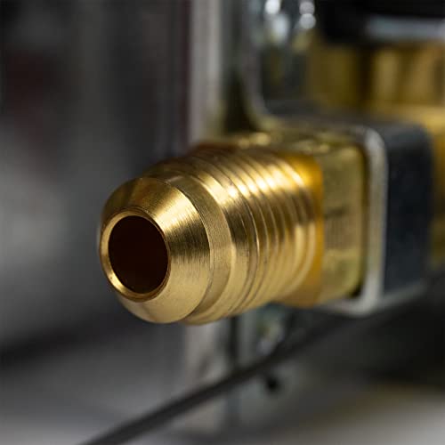 Recpro Rv Refrigerator 6.3 Cubic Feet Gas And Electric | Black Or Stainless Finish | 110V / 12V / Propane Gas | (Stainless Finish) #TOP4