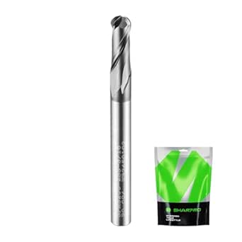 Carbide Square End Mill - 2 Flute - 1/4"2T (5 Piece, 1/4") - For Milling