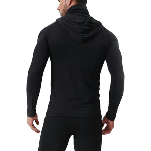 Sun Shirts for Men Lightweight UPF 50+ Long Sleeve Fishing Shirt with Mask Dry Fit Performance UV Neck Gaiter Hoodies4