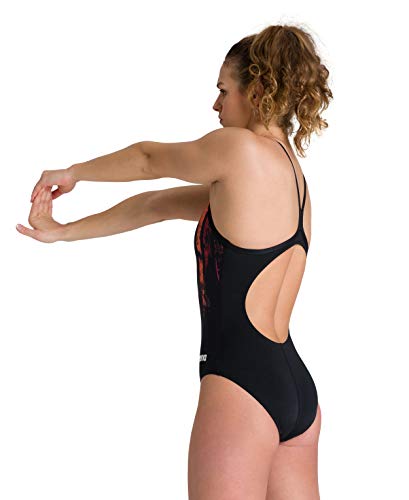 Image of Arena Women's Standard Country Flags Light Drop Back MaxLife One Piece Swimsuit