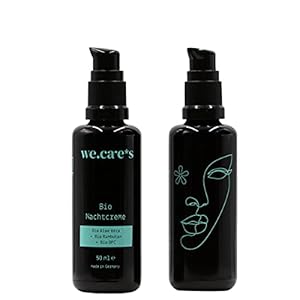 We.Care S Bio Nachtcreme Feuchtigkeitspflege