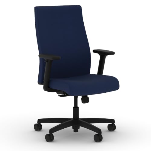 Image of HON Ignition 2.0 Ergonomic Office Chair, Lumbar Support, Desk Chair, Indigo