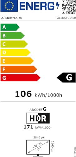 TV OLED LG OLED55C14LB 4K UHD HDR 55 po Écran incurvé - vue 4