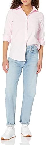 Women's Plus Size Stretch Oxford Button-Down Shirt - Image 4