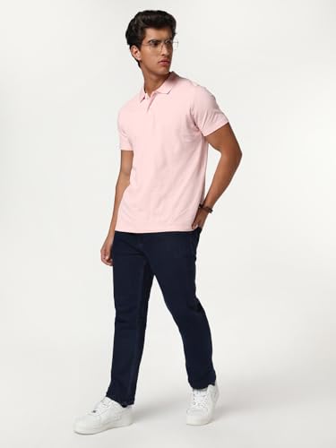 Image of Urbano Fashion Men's Straight Fit Heavy Washed Denim Jeans Stretchable