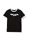 Teddy Smith 61002433D T-Shirt, Noir/Blanc, 14 ans Garçon