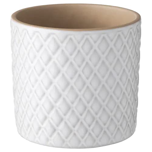 CHIAFRΓN Plant pot, white9 cm