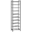 10 Tier ( 17.9 X 11 X 69.2 Inches)-black