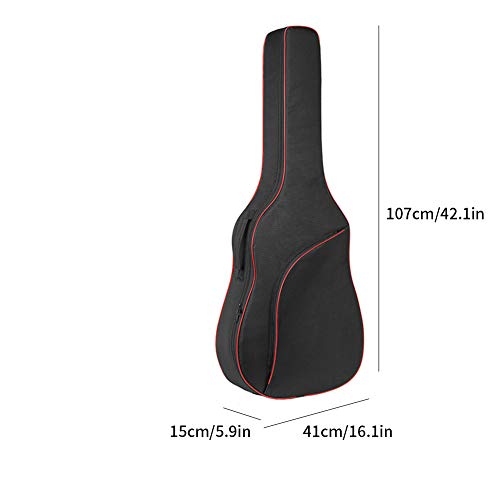 Housse de Guitare, Sac de guitare, étui à instrument 41 pouces Sac à dos guitare acoustique épais avec tampon à double… - Les Beatles, Paul McCartney, John Lennon, RIngo Starr, George Harrison Housse de Guitare, Sac de guitare, étui à instrument 41 pouces Sac à dos guitare acoustique épais avec tampon à double… – Image 3
