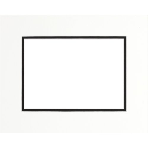 Brio - Passe-partout Doppio, Colore: Nero 13 x 18