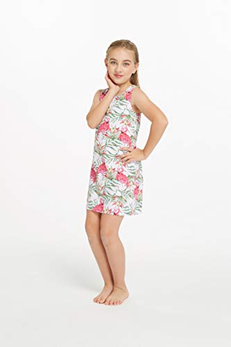 Image of Matchable Family Hawaiian Luau Men Women Girl Boy Clothes in Flamingo in Love