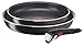 Tefal Ingenio Lot de 2 poêles 24/28 cm, Poignée amovible, Non induction, Revêtement antiadhésif, Empilable, Compatible lave-vaisselle, Easy Plus L1509202