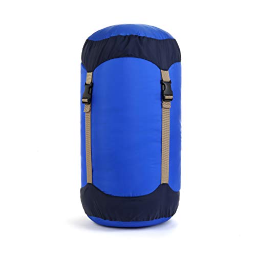 Borogo Nylon Compression Stuff Sack, 15L/25L/35L/45L Lightweight Sleeping Bag Compression Sack Great