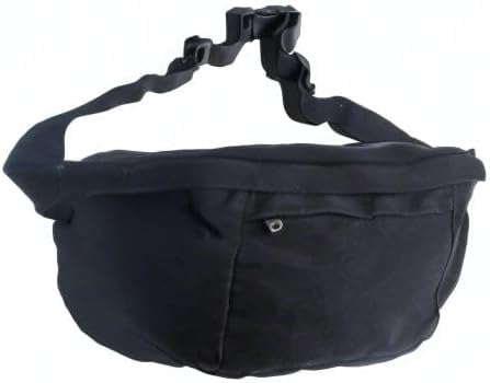 Crossbody Bag Fanny Pack for Women Men, Waist Pack Large Chest Bag with Adjustable Strap for Workout Travel Sports Running(Black) - Image 9