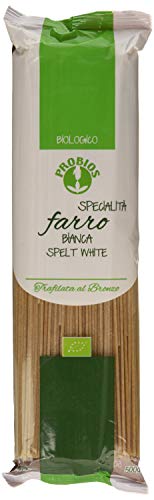 Probios Pasta de Espelta Spaghetti - Paquete de 12 x 500 gr - Total: 6000 gr