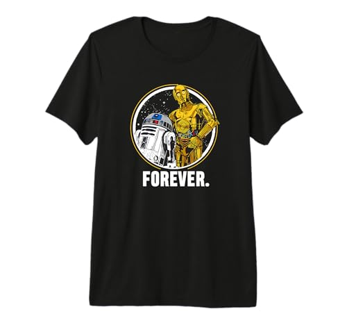 T-shirt Star Wars C-3PO R2-D2 vêtement de collection pour homme et fan de science-fiction