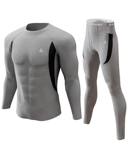 Image of CL convallaria Thermal Underwear Long Johns Set Mens Winter Gift Hunting Gear Sport Base Layer Bottom Top