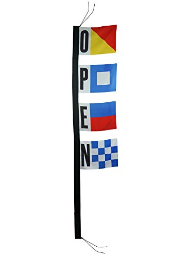 Bannière décorative 4 sections style nautique pour pavoisement extérieur