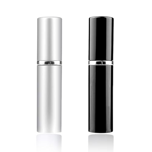 KYLOS 2 Atomizzatori per Profumo da Viaggio - Bottigliette Ricaricabili da 5ml per Uso Quotidiano - Ideali per Viaggi, Festeggiamenti e Palestra - Design Compatto e Antiperdita