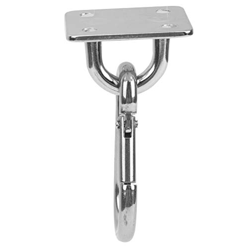 Gancho de suspensão para ioga, acessório de rede, fivela oval de rede de aço inoxidável resistente à