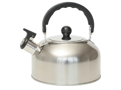 ZENSEWEN 3.2-Quart Whistling Tea Kettle for All Stovetops - Food-Grade Stainless Steel Water Kettle with Cool-Touch Ergonomic Handle, Loud Whistle, and One-Touch Pouring(Silver)