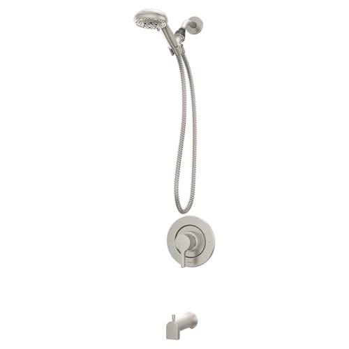 Moen Beric Shower Faucet with Handshower and Included Valve – Spot Resist Nickel Finish, 2-Function Diverter, Modern Design, 82775SRN by Moen - Image 2