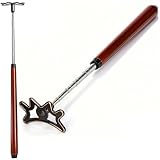 Covzoe Retractable Pool Bridge Stick, Billiard Bridge Stick with Removable Bridge Head and Wood Handle, Pool...