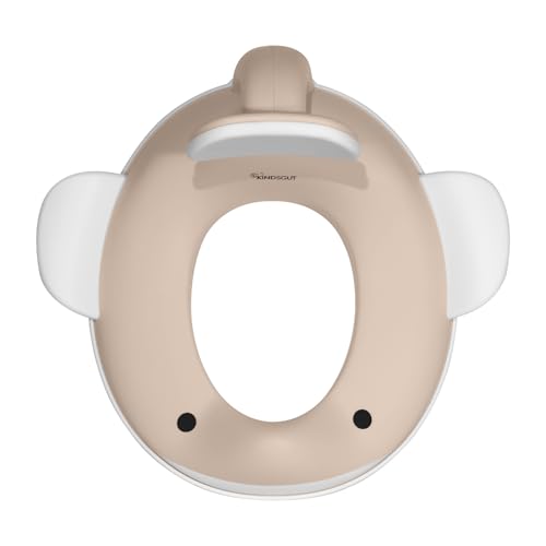 Kindsgut Toilet seat Whale for Children, Child-Friendly Whale Design, in Discreet and Modern Colours, Free from Harmful substances and Suitable for Children, Sand