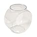 Koller Products 1/2 Gallon Fish Bowl Drum, 6.3" L X 4.2" W X 6.3" H, Clear