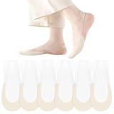 FIYIGO Women's No Show Half Socks & Toe Socks with Heel Strap - Non Slip Toe Toppers for Heels & Sling Back Shoes, Size 6-9
