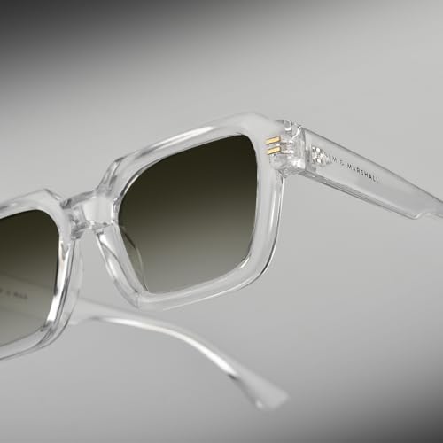 Image of SAM AND MARSHALL ELLIOT UV400 Protected Rectangle Sunglass for Men & Women