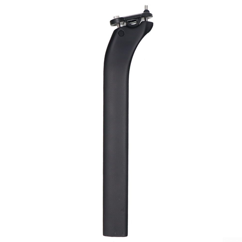Reggisella in fibra di carbonio, 340 mm, T700, monoscocca leggera, per bici da strada, MTB, maggiore rigidità, smorzamento delle vibrazioni, 205 g, adatto per ciclismo