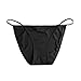 Produktbild Vivitoch Damen-Unterwäsche, nahtlos, Ice-Seide, T-Rücken, einfarbig, dünn, Dessous, G-String, niedriger Bund, Bikini-Höschen