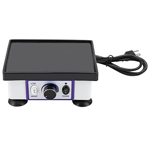 120w 110v Lab Vibrator Square Quartet Vibrator, Jg-203a Model Plaster Oscillator Gypsum Mixing Machine,Used to Make Various Gypsum Models and Eliminate Foam,110v/120w Lab Equipment