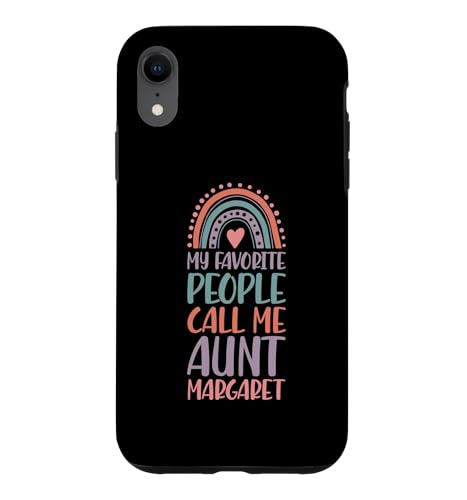 My Favorite People Call Me Aunt Margaret �t�@�[�X�g�l�[�� Auntie �X�}�z�P�[�X iPhone XR �p