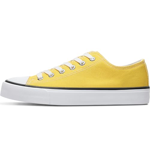 Image of Obtaom Unisex Canvas Shoes Low Top Fashion Sneakers Slip on Walking Shoe