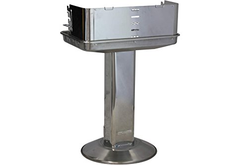 Foto von Säulengrill FamilyStar 58,5x38,5x90cm Edelstahl Holzkohlegrill