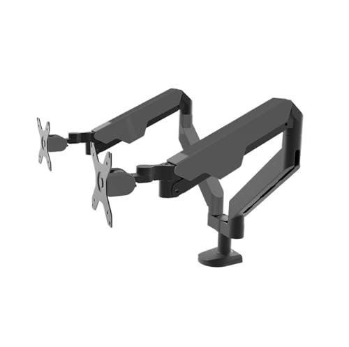 Support de moniteur double écran pour bureau d'ordinateur sans perçage