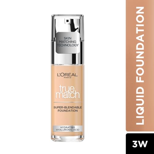 L'Oreal Paris True Match Super Blendable Liquid Foundation with Opaque Finish (Golden Beige 3D3W, 30ml) - Image 7