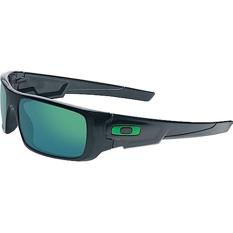 Oakley Crankshaft Sunglasses, Black Ink/Jade Irid, One Size Cover