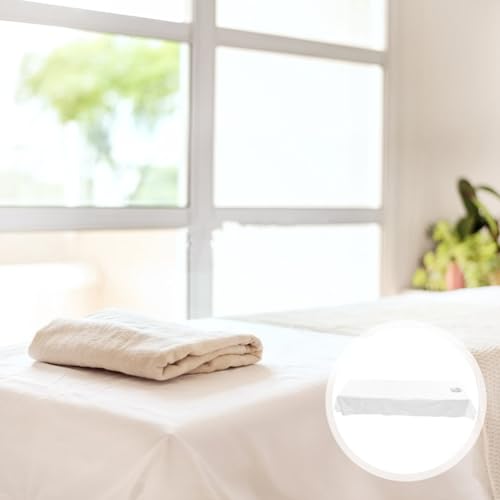 Housse table de massage trou visage en coton doux lavable