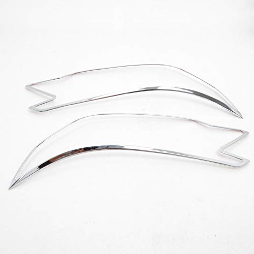 Kadore Abs Chrome Front Headlight Cover Trim For Honda Crv Cr-V 2015 2016 Accessories 2Pcs/Set #TOP2