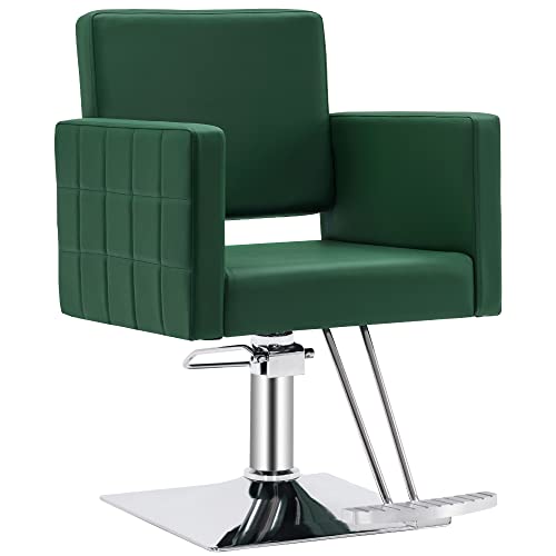 BarberPub Salon Chair for Hair Stylist 360 Degree Swivel 8821Black | PVC Leather 330 lbs Capacity Easy to Clean 360 Rotation Adjustable Height For Barbershop&Home Salon Adult product thumbnail 12
