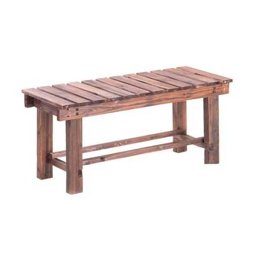 Banc de jardin extérieur sans dossier pour en finir avec la décoloration